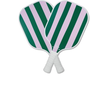 image:imageSonix  Pickleball Paddles Set of 2  USAPA Approved  Fiberglass Surface Honeycomb Core  Mixed 2Pack PaddlesStripe GreenPink