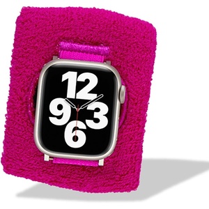 image:imageSonix  Sport Watch Band for Apple Watch  Sweatband Style Watch Band for Sports Workouts ActivitiesHot Pink
