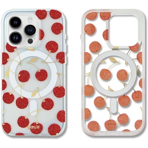 image:imageSonix Case for iPhone 15 Pro Max  Compatible with MagSafe  10ft Drop Tested  Tortoise Shell  Brown TortGlitter  Cherry