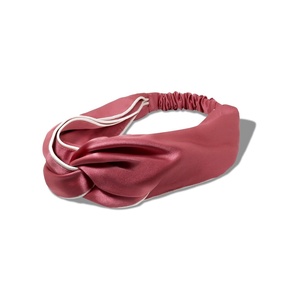 image:imageSonix Headband Silk Knot Twisted Headband  Dusty MauveCream