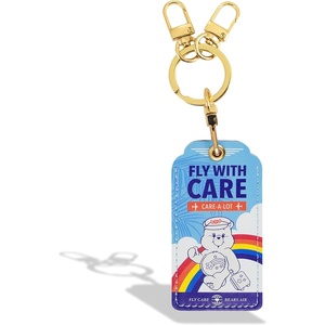 image:imageSonix Keychain Case Compatible with Apple AirTag  Protective AirTag Cover Keychain Charm  100 Sour Embroidered Lemon Charm  LemonCare Bears Air