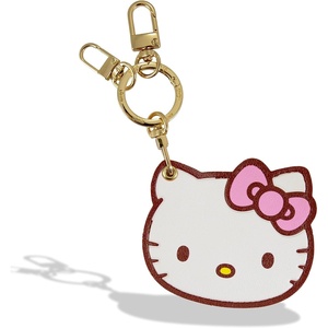 image:imageSonix Keychain Case Compatible with Apple AirTag  Protective AirTag Cover Keychain Charm  100 Sour Embroidered Lemon Charm  LemonHello Kitty Light Pink