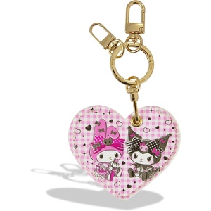 image:imageSonix Keychain Case Compatible with Apple AirTag  Protective AirTag Cover Keychain Charm  100 Sour Embroidered Lemon Charm  LemonKuromi  My Melody 20th Anniversary