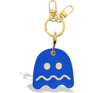 image:imageSonix Keychain Case Compatible with Apple AirTag  Protective AirTag Cover Keychain Charm  100 Sour Embroidered Lemon Charm  LemonPacman Classic  Blue