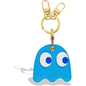 image:imageSonix Keychain Case Compatible with Apple AirTag  Protective AirTag Cover Keychain Charm  100 Sour Embroidered Lemon Charm  LemonPacman Classic  Inky