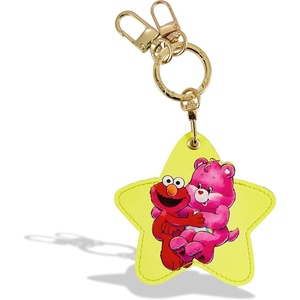 image:imageSonix Keychain Case Compatible with Apple AirTag  Protective AirTag Cover Keychain Charm  100 Sour Embroidered Lemon Charm  LemonPink  Cheer Bear  Elmo