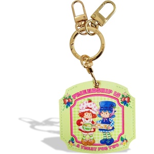 image:imageSonix Keychain Case Compatible with Apple AirTag  Protective AirTag Cover Keychain Charm  100 Sour Embroidered Lemon Charm  LemonStrawberry Shortcake Treats