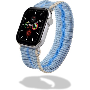 image:imageSonix Knit Watch Band Compatible with Apple Watch  Stretch Ribbed Knit Stylish Sporty  41mm40mm38mm Series 987654321SE  LilacBaby Blue