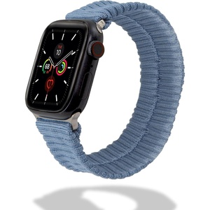 image:imageSonix Knit Watch Band Compatible with Apple Watch  Stretch Ribbed Knit Stylish Sporty  41mm40mm38mm Series 987654321SE  LilacDenim