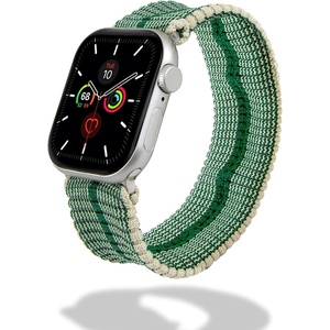 image:imageSonix Knit Watch Band Compatible with Apple Watch  Stretch Ribbed Knit Stylish Sporty  41mm40mm38mm Series 987654321SE  LilacGreen