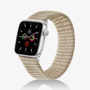 image:imageSonix Knit Watch Band Compatible with Apple Watch  Stretch Ribbed Knit Stylish Sporty  41mm40mm38mm Series 987654321SE  LilacOat