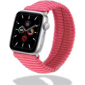 image:imageSonix Knit Watch Band Compatible with Apple Watch  Stretch Ribbed Knit Stylish Sporty  41mm40mm38mm Series 987654321SE  LilacWatermelon