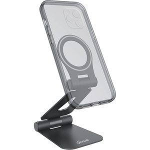 image:imageSonix Magnetic Adjustable Cell Phone Desk Stand Pedestal Compatible with Apple MagSafe GraphiteGraphite