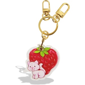 image:imageSonix x Sanrio Character Keychain Case Compatible with Apple AirTag  Protective AirTag Cover Keychain  PochaccoStrawberry Shortcake Vintage