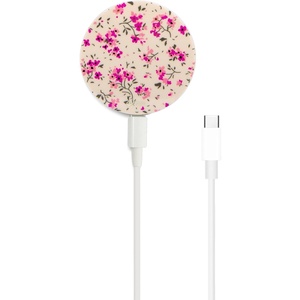 image:imageSonix x Sanrio MagLink Charger  Fast Wireless Magnetic Charger for iPhone and Apple MagSafe  65ft Cable USBC Included  HK amp Friends  Aspen VacationCottage Floral Pink