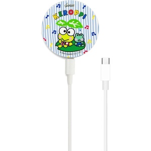 image:imageSonix x Sanrio MagLink Charger  Fast Wireless Magnetic Charger for iPhone and Apple MagSafe  65ft Cable USBC Included  HK amp Friends  Aspen VacationSanrio  Keroppi