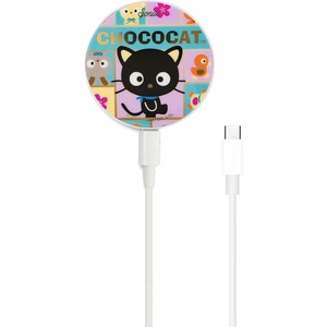 image:imageSonix x Sanrio MagLink Charger  Fast Wireless Magnetic Charger for iPhone and Apple MagSafe  65ft Cable USBC Included  HK amp Friends  Aspen VacationSanrio  Chococat