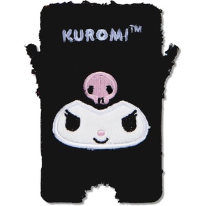 image:imageSonix x Sanrio Plush Magnetic Phone Wallet  Cute Fuzzy Phone Card Holder Compatible with MagSafe Phones and Cases  KuromiKuromi