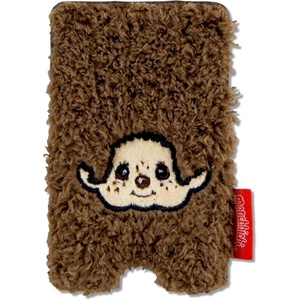 image:imageSonix x Sanrio Plush Magnetic Phone Wallet  Cute Fuzzy Phone Card Holder Compatible with MagSafe Phones and Cases  KuromiMonchhichi Boy