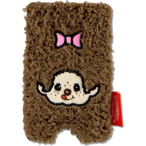 image:imageSonix x Sanrio Plush Magnetic Phone Wallet  Cute Fuzzy Phone Card Holder Compatible with MagSafe Phones and Cases  KuromiMonchhichi Girl