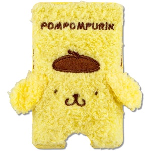 image:imageSonix x Sanrio Plush Magnetic Phone Wallet  Cute Fuzzy Phone Card Holder Compatible with MagSafe Phones and Cases  KuromiPompompurin