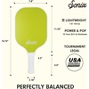 image:imageSonix  USAPA Approved  Premium Pickleball Paddle  Fiberglass Surface NonSlip Cushion Grip  Single Pickle Ball RacketCheckmate Green