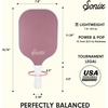 image:imageSonix  USAPA Approved  Premium Pickleball Paddle  Fiberglass Surface NonSlip Cushion Grip  Single Pickle Ball RacketMauve