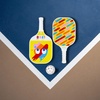 image:imageSonix  USAPA Approved  Premium Pickleball Paddle  Fiberglass Surface NonSlip Cushion Grip  Single Pickle Ball RacketPacMan  Yellow