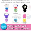 image:imageSonix x Care Bears Blind Box Peekers  Adhesive Decorative Figures  Includes Grumpy Cheer Sweet Dreams or FunshineSanrio X Sweethearts