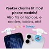 image:imageSonix x Care Bears Blind Box Peekers  Adhesive Decorative Figures  Includes Grumpy Cheer Sweet Dreams or FunshineSanrio X Sweethearts