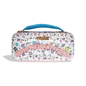 image:imageSonix Carrying Case for Nintendo Switch 1 Protective Travel Case  Strawberry Shortcake amp Orange BlossomHello Kitty  Friends College Letters