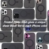 image:imageSonix Case for iPhone 14 Pro  Compatible with MagSafe  10ft Drop Tested  Strawberry MatchaFrosted Matte Black