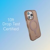 image:imageSonix Case for iPhone 14 Pro  Compatible with MagSafe  10ft Drop Tested  Strawberry MatchaFrosted Matte Brown