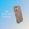 image:imageSonix Case for iPhone 14 Pro  Compatible with MagSafe  10ft Drop Tested  Strawberry MatchaFrosted Matte Brown