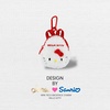 image:imageSonix x Sanrio Mini Backpack Charm  Tech Keychain Pouch Fuzzy Plush Character Coin Purse for Small Accessories Earbuds  Hello KittyHello Kitty
