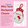 image:imageSonix x Sanrio Mini Backpack Charm  Tech Keychain Pouch Fuzzy Plush Character Coin Purse for Small Accessories Earbuds  Hello KittyHello Kitty