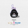 image:imageSonix x Sanrio Mini Backpack Charm  Tech Keychain Pouch Fuzzy Plush Character Coin Purse for Small Accessories Earbuds  Hello KittyKuromi