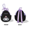 image:imageSonix x Sanrio Mini Backpack Charm  Tech Keychain Pouch Fuzzy Plush Character Coin Purse for Small Accessories Earbuds  Hello KittyKuromi