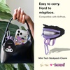 image:imageSonix x Sanrio Mini Backpack Charm  Tech Keychain Pouch Fuzzy Plush Character Coin Purse for Small Accessories Earbuds  Hello KittyKuromi