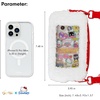 image:imageSonix x Sanrio Plush Phone Wallet  Fuzzy Character Crossbody Bag Furry Phone Bag Universal Smartphone Purse  Hello KittyHello Kitty