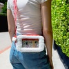 image:imageSonix x Sanrio Plush Phone Wallet  Fuzzy Character Crossbody Bag Furry Phone Bag Universal Smartphone Purse  Hello KittyHello Kitty