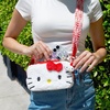 image:imageSonix x Sanrio Plush Phone Wallet  Fuzzy Character Crossbody Bag Furry Phone Bag Universal Smartphone Purse  Hello KittyHello Kitty