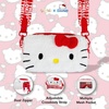 image:imageSonix x Sanrio Plush Phone Wallet  Fuzzy Character Crossbody Bag Furry Phone Bag Universal Smartphone Purse  Hello KittyHello Kitty