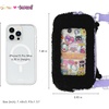 image:imageSonix x Sanrio Plush Phone Wallet  Fuzzy Character Crossbody Bag Furry Phone Bag Universal Smartphone Purse  Hello KittyKuromi
