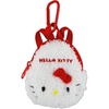 image:imageSonix x Sanrio Mini Backpack Charm  Tech Keychain Pouch Fuzzy Plush Character Coin Purse for Small Accessories Earbuds  Hello KittyHello Kitty