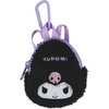 image:imageSonix x Sanrio Mini Backpack Charm  Tech Keychain Pouch Fuzzy Plush Character Coin Purse for Small Accessories Earbuds  Hello KittyKuromi