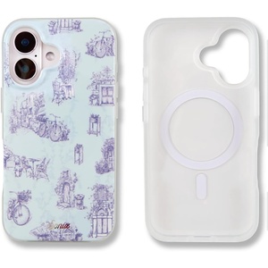 image:imageSonix Case for iPhone 14 Pro  Compatible with MagSafe  10ft Drop Tested  Strawberry MatchaBleu Toile