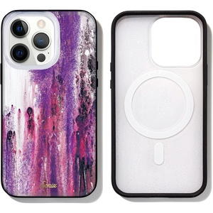 image:imageSonix Case for iPhone 14 Pro  Compatible with MagSafe  10ft Drop Tested  Strawberry MatchaGlitter  Purple Rain MS
