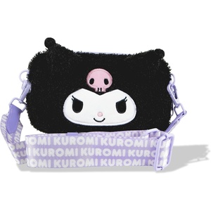 image:imageSonix x Sanrio Plush Phone Wallet  Fuzzy Character Crossbody Bag Furry Phone Bag Universal Smartphone Purse  Hello KittyKuromi