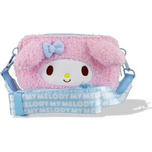 image:imageSonix x Sanrio Plush Phone Wallet  Fuzzy Character Crossbody Bag Furry Phone Bag Universal Smartphone Purse  Hello KittyMy Melody